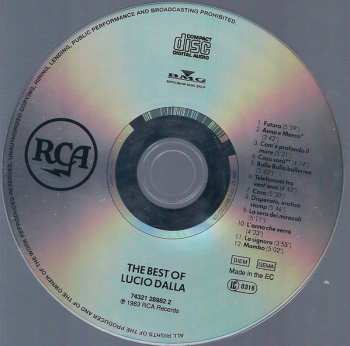 CD Lucio Dalla: The Best Of Lucio Dalla