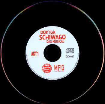 2CD Lucy Simon: Doktor Schiwago - Das Musical - Live Aus Dem Stadttheater Gmunden DIGI