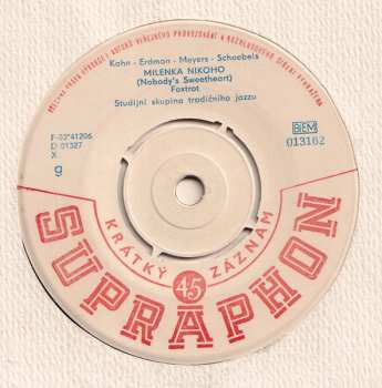 SP Traditional Jazz Studio: Blues O Tichu / Milenka Nikoho