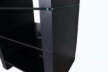 Technique audio Ludic - Vanir Audiorack Black + Frosted Glass