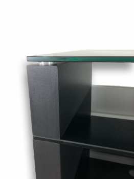 Technique audio Ludic - Vanir Audiorack Black + Frosted Glass