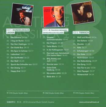 3CD/Coffret Ludwig Hirsch: Austro Klassiker hoch 3