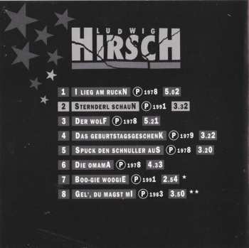 CD Ludwig Hirsch: Sternderl Schaun