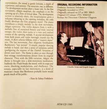 4CD/Coffret Ludwig van Beethoven: The Ten Sonatas For Violin And Piano - Complete