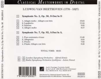 CD Ludwig van Beethoven: Symphonien Nr. 2 Op. 36 & Nr. 7 Op. 92