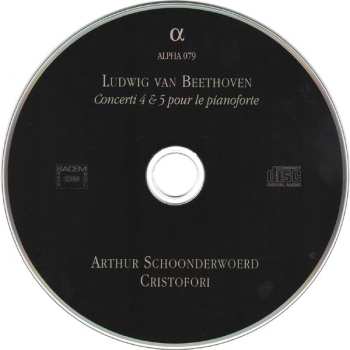 CD Ludwig van Beethoven: Concerti 4 & 5 Pour Le Pianoforte Avec Accompagnement D'Orchestre