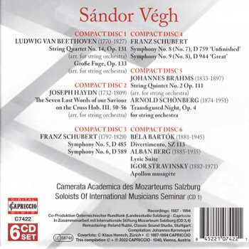 6CD/Coffret Ludwig van Beethoven: Beethoven • Haydn • Schubert • Brahms • Schönberg • Bartók • Berg • Stravinsky