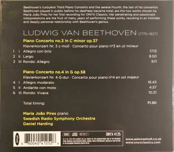 CD Ludwig van Beethoven: Beethoven Piano Concertos 3 & 4