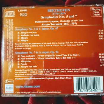 CD Ludwig van Beethoven: Beethoven: Symphony No.5, Symphony No.7