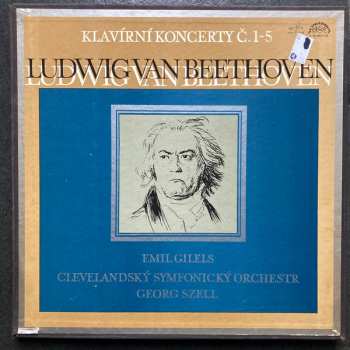 5LP/Coffret Ludwig van Beethoven: Klavírní Koncerty Č. 1-5