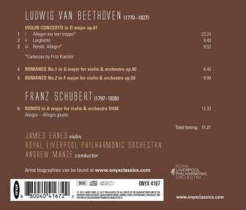 CD Ludwig van Beethoven: Beethoven: Violin Concerto Romances / Schubert: Rondo
