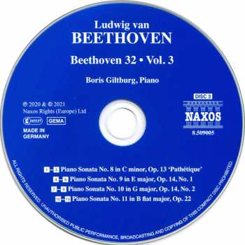 9CD/Coffret Ludwig van Beethoven: Complete Piano Sonatas
