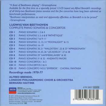 12CD/Coffret Ludwig van Beethoven: Complete Piano Sonatas & Concertos