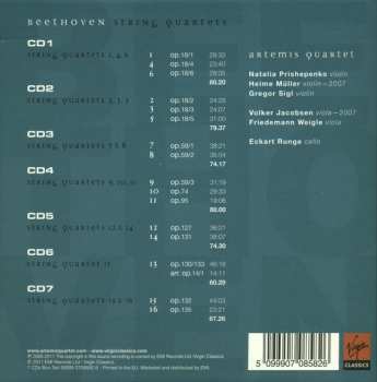 7CD/Coffret Ludwig van Beethoven: Complete String Quartets