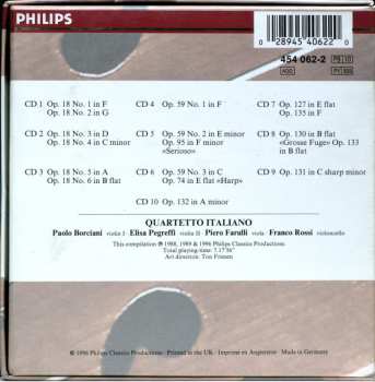 10CD/Coffret Ludwig van Beethoven: Complete String Quartets = Die Streichquartette - Les Quatuors À Cordes