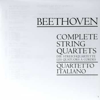 10CD/Coffret Ludwig van Beethoven: Complete String Quartets = Die Streichquartette - Les Quatuors À Cordes
