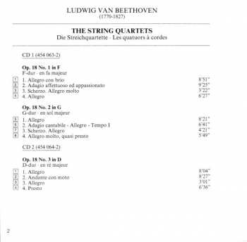 10CD/Coffret Ludwig van Beethoven: Complete String Quartets = Die Streichquartette - Les Quatuors À Cordes