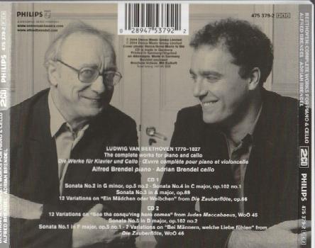 2CD Ludwig van Beethoven: Complete Works For Piano & Cello