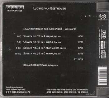 SACD Ludwig van Beethoven: Complete Works For Solo Piano, Volume 8 - Opus 111 - Sonatas Opp. 101, 109-111