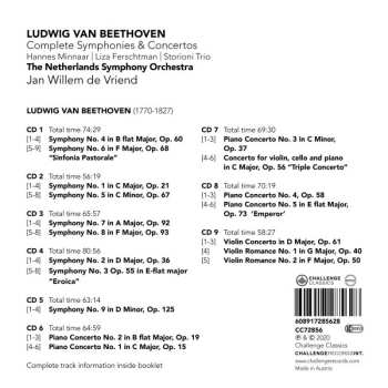 9CD/Coffret Ludwig van Beethoven: Complete Symphonies & Concertos