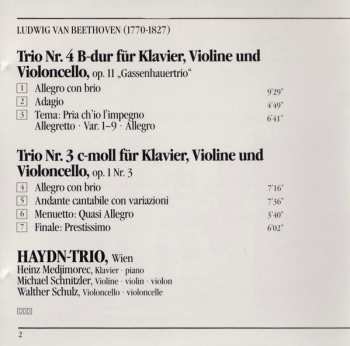 5CD Ludwig van Beethoven: Klaviertrios B-dur Op. 11 "Gassenhauer-Trio" &  C-moll Op. 1 Nr. 3