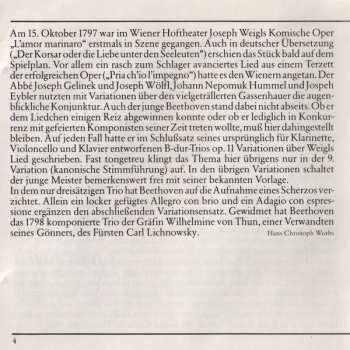 5CD Ludwig van Beethoven: Klaviertrios B-dur Op. 11 "Gassenhauer-Trio" &  C-moll Op. 1 Nr. 3