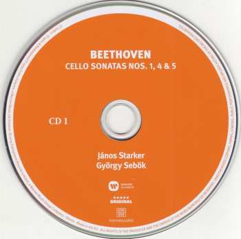 2CD Ludwig van Beethoven: Sonatas For Cello & Piano (Op. 5 Nos. 1 & 2 · Op.69 · Op. 102 Nos. 1 & 2)