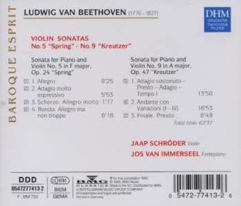 CD Ludwig van Beethoven: Violin Sonatas No.5 "Spring", No.9 "Kreutzer"