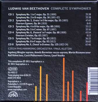 6CD/Coffret The Czech Philharmonic Orchestra: Symphonies