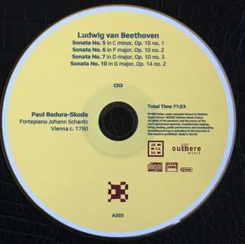 9CD/Coffret Ludwig van Beethoven: The Complete Piano Sonatas Played On Period Instruments