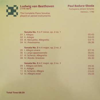 9CD/Coffret Ludwig van Beethoven: The Complete Piano Sonatas Played On Period Instruments