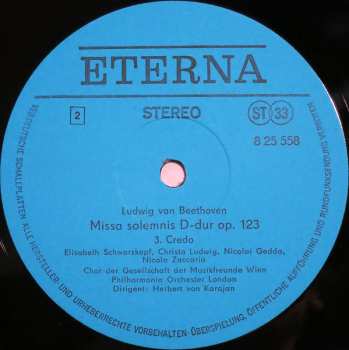 2LP Ludwig van Beethoven: Missa Solemnis D-dur Op. 123