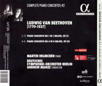 CD Ludwig van Beethoven: Piano Concertos 1 & 4