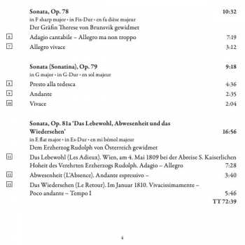 3CD Ludwig van Beethoven: Piano Sonatas 3