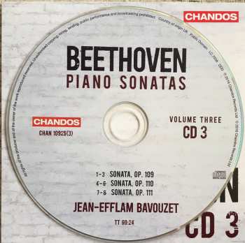 3CD Ludwig van Beethoven: Piano Sonatas 3