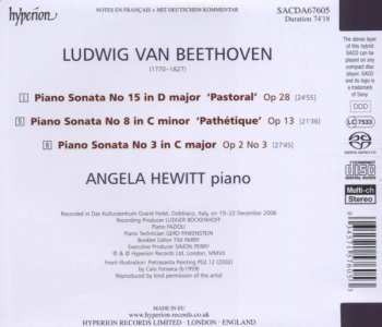 SACD Ludwig van Beethoven: Piano Sonatas: Op 13 'Pathétique' - Op 28 'Pastoral' - Op 2 No 3