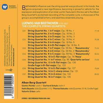 7CD/Coffret Ludwig van Beethoven: The Complete String Quartets