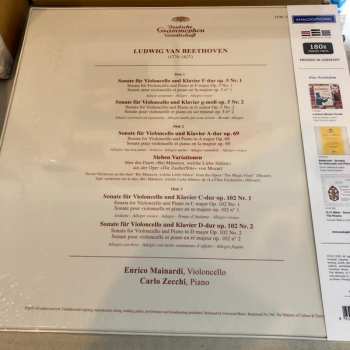 3LP/Coffret Ludwig van Beethoven: Sonatas For Violoncello And Piano / Seven Variations On The Duet "Bei Männern, Welche Liebe Fühlen" From "The Magic Flute" (Mozart)