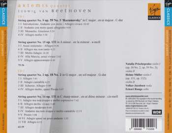2CD Ludwig van Beethoven: String Quartets Op. 59/3 & Op. 132 – Op. 18/2 / Op. 131