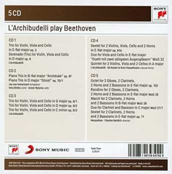 5CD Ludwig van Beethoven: L'Archibudelli Play Beethoven