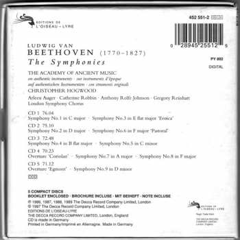 5CD/Coffret Ludwig van Beethoven: The Symphonies