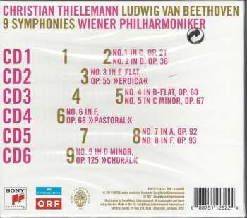 6CD/Coffret Ludwig van Beethoven: Symphonies