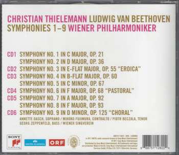 6CD/Coffret Ludwig van Beethoven: Symphonies