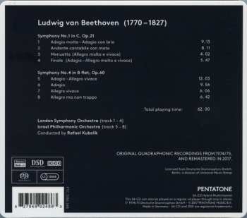 SACD Ludwig van Beethoven: Symphonies No. 1 & 4