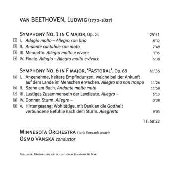 SACD Ludwig van Beethoven: Symphonies Nos. 1 & 6