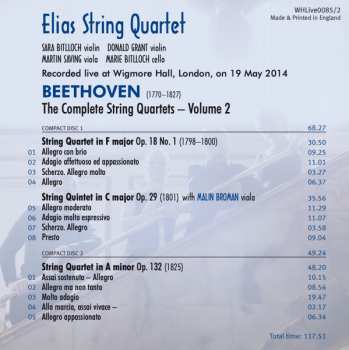 2CD Ludwig van Beethoven: The Complete String Quartets - 2