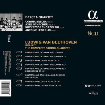 8CD/Coffret Ludwig van Beethoven: The Complete String Quartets