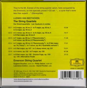 7CD/Coffret Ludwig van Beethoven: The String Quartets