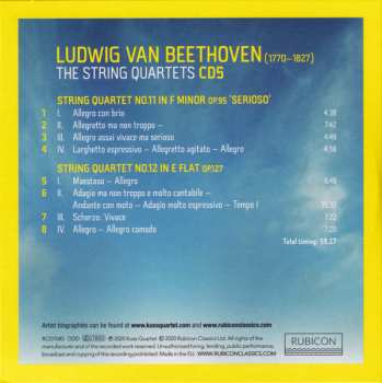 8CD/Coffret Ludwig van Beethoven: The String Quartets (Live From Suntory Hall, Tokyo)
