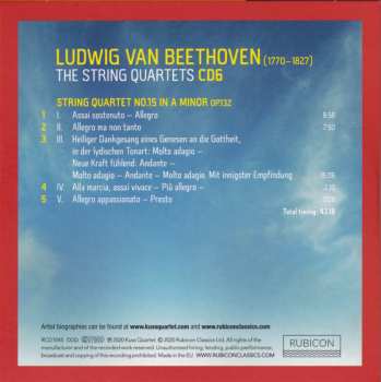 8CD/Coffret Ludwig van Beethoven: The String Quartets (Live From Suntory Hall, Tokyo)